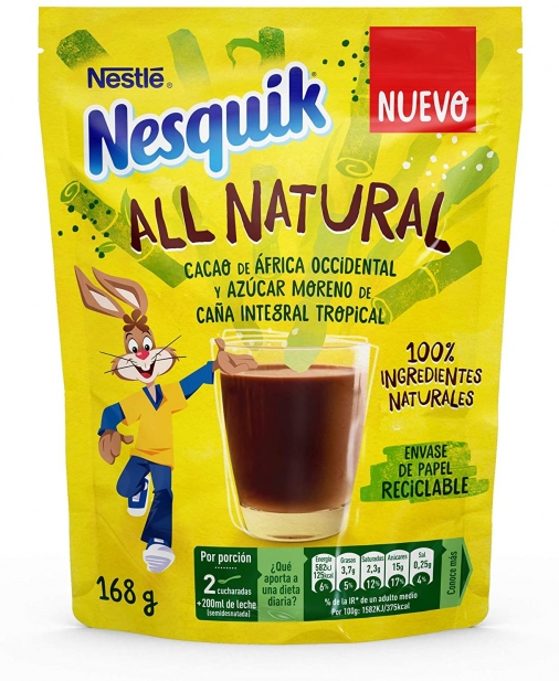 Cacao Nesquik All Natural 168 G - Foto 1/1