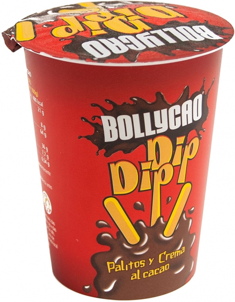 Palitos Bollycao Dip Dip C/chocolate 52g - Foto 1/1