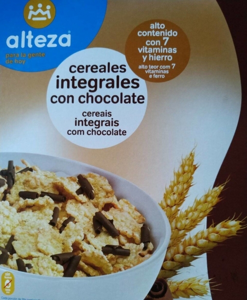 Cereales Alteza Integral C/choc. 350 G - Foto 1/1